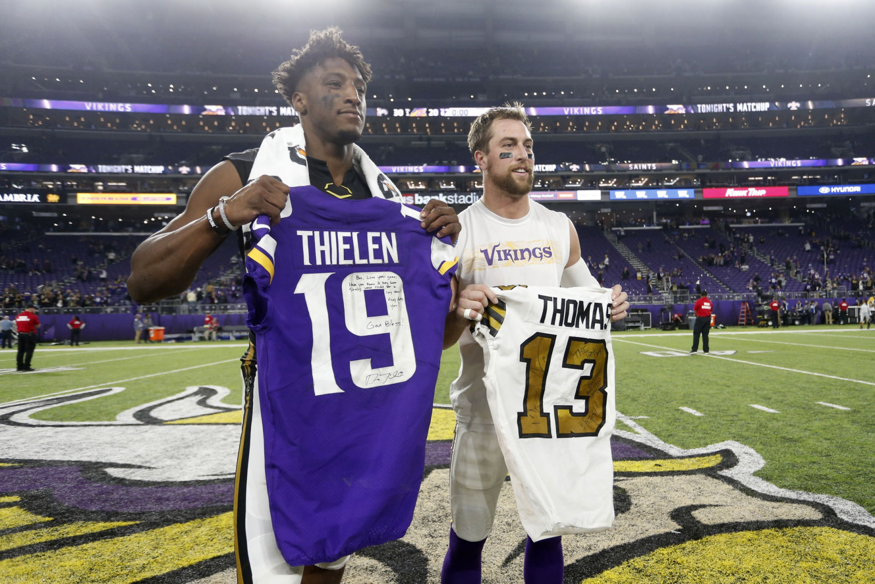 Saints Vikings Football